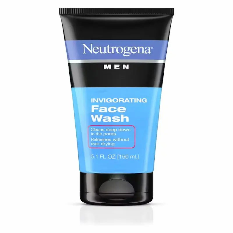 neutrogena men invigorating face wash