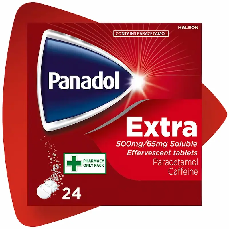 panadol extra caffeine