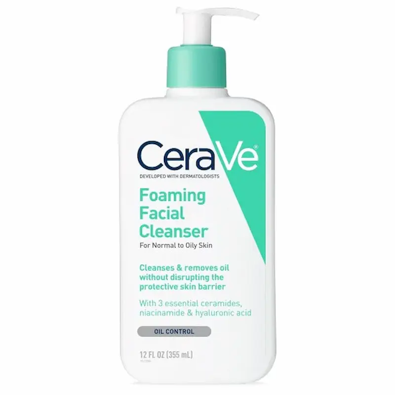 cerave foaming facial cleanser